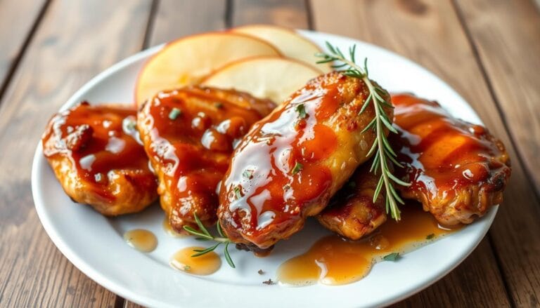 apple and honey-glazed chicken tenders recipe