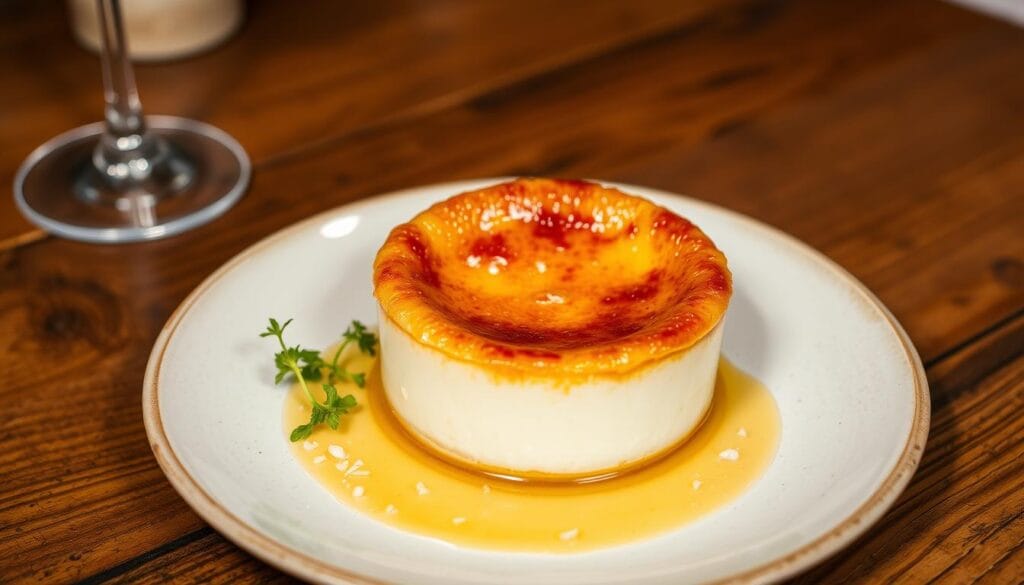 crab brulee custard