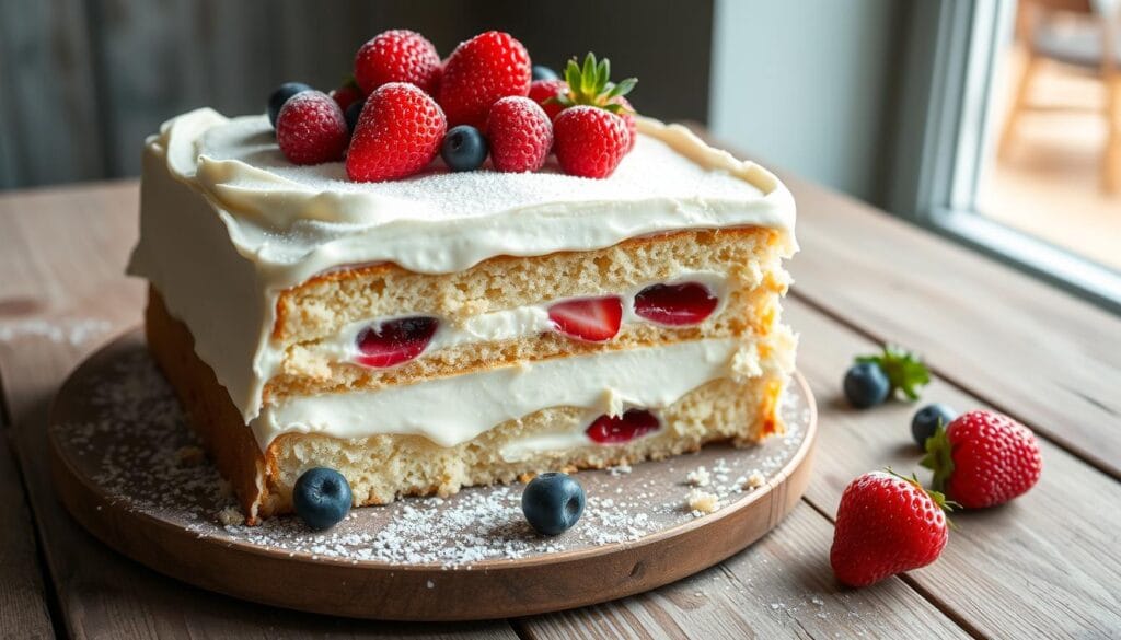 delicious kefir sheet cake