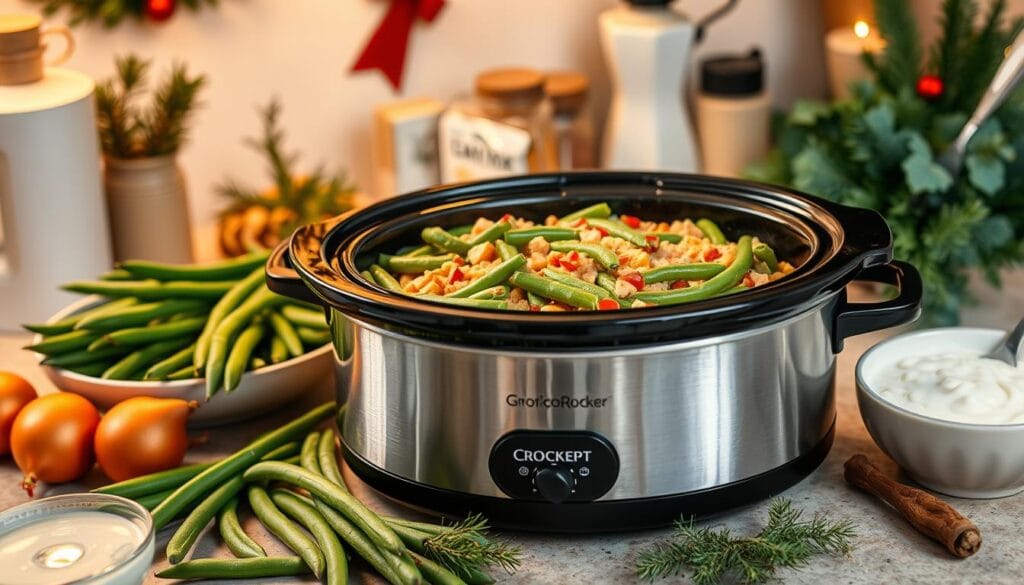 green bean casserole crock pot