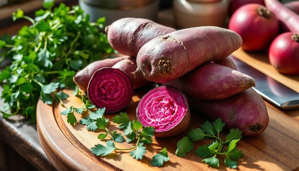 purple potatoes