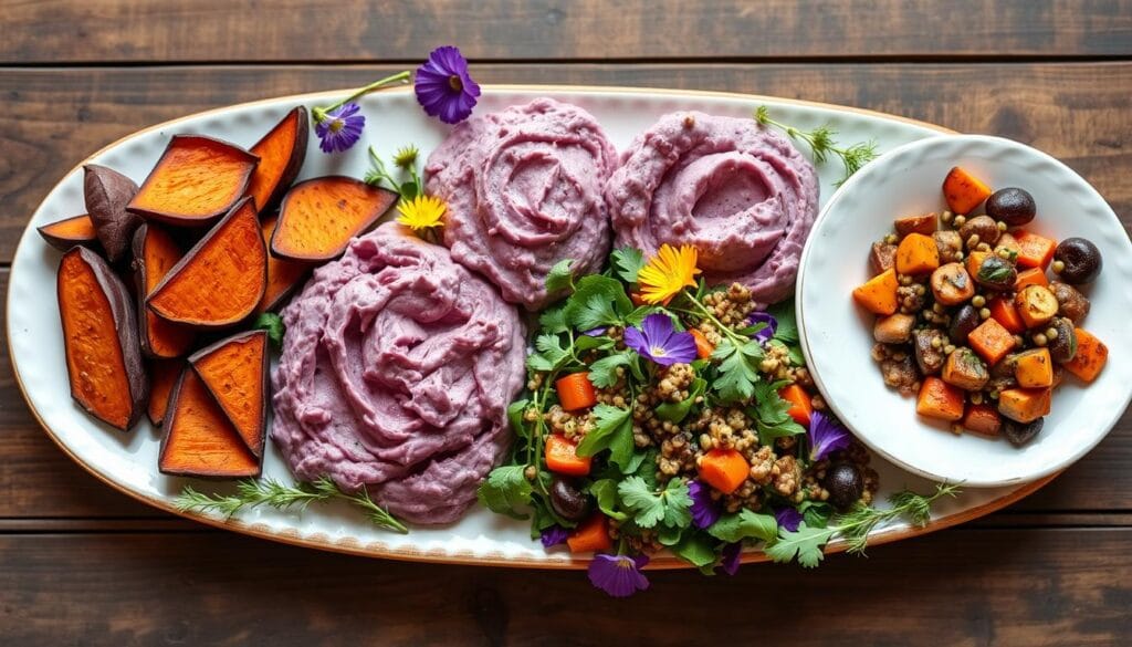 purple sweet potato dishes