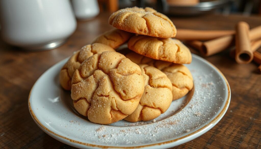 soft and chewy snickerdoodles