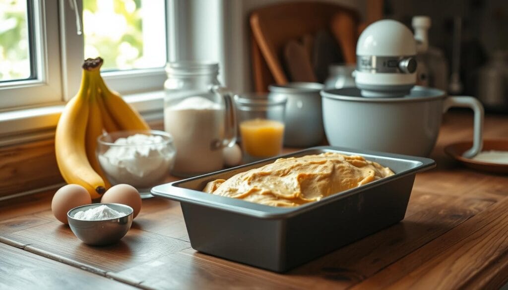 banana bread baking instructions