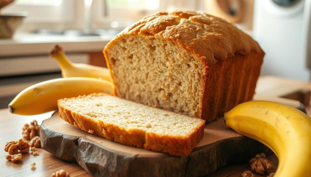 banana bread made with cake mix