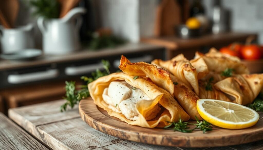 fish filo parcels