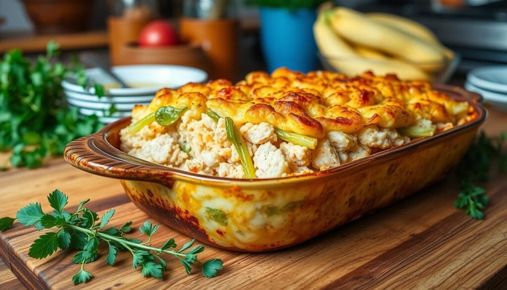 rice casserole with turkey and cabbage